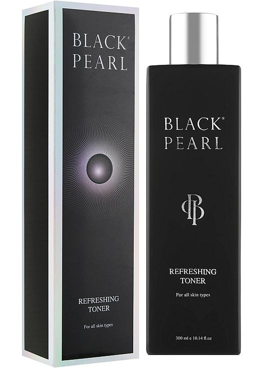 Тонізуючий лосьйон для обличчя Black Pearl Age Control Refreshing Toner For All Skin Types 300ml (71927-21108) Sea of Spa (368622679)