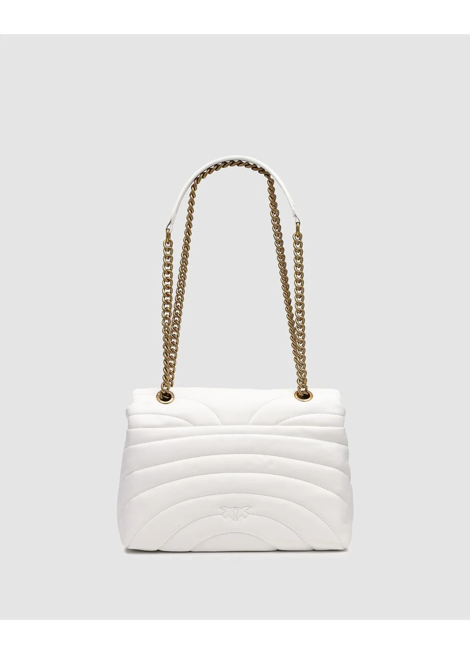 Сумка женская Big Love Bag Puff Butterfly Quilt White Gold No Brand (386417360)