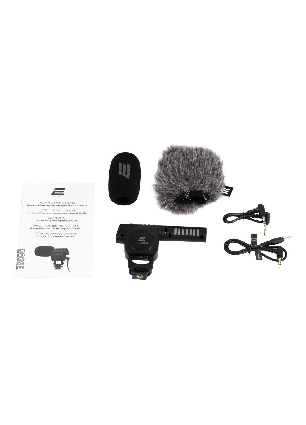 Микрофон пушка 2Е MG020 Shoutgun Pro, on/of, 3.5mm (MG020) 2E (360424742)