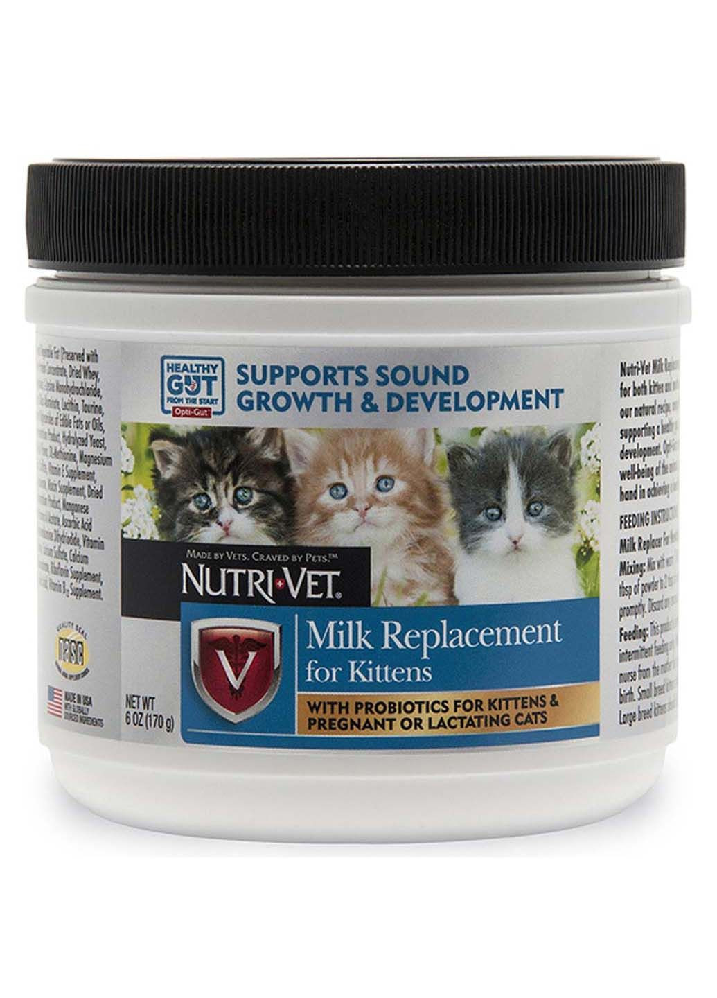 Сухой заменитель кошачьего молока для котят Vet Milk Replacement 0.17 кг Nutri-Vet (286472782)