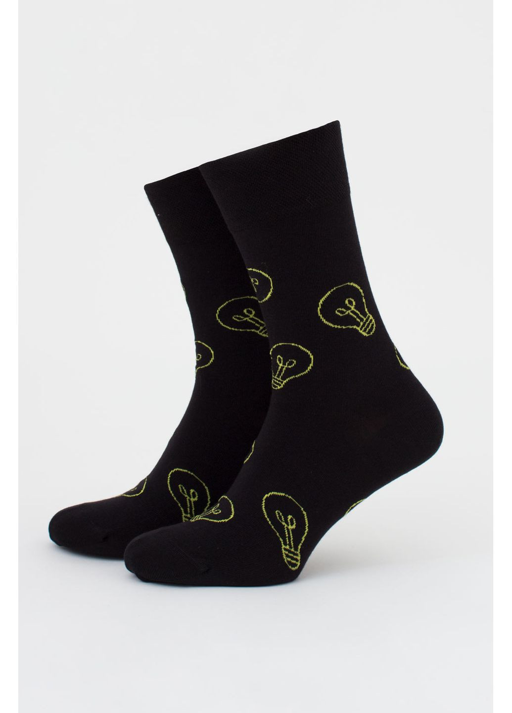 Чёрные набор мужских носков 2 пары Giulia абстрактные (351854467)