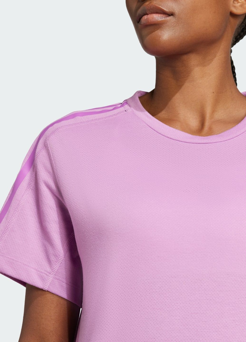 Футболка Own the Run 3-Stripes adidas - (350612706)