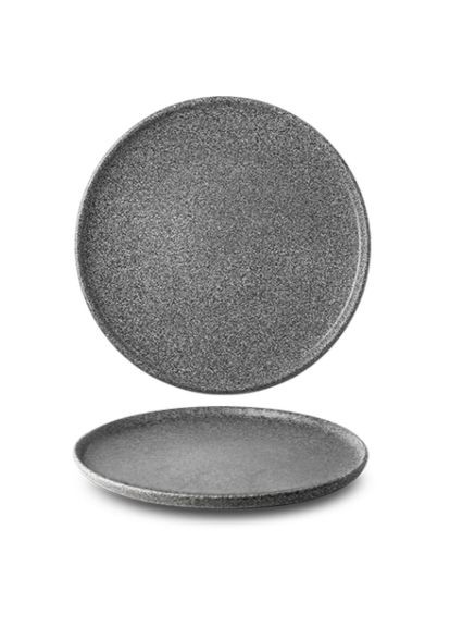 Тарілка (G4Y2124) G.Benedikt Granit матове глазурування 24 см Темно-сірий (366698710)