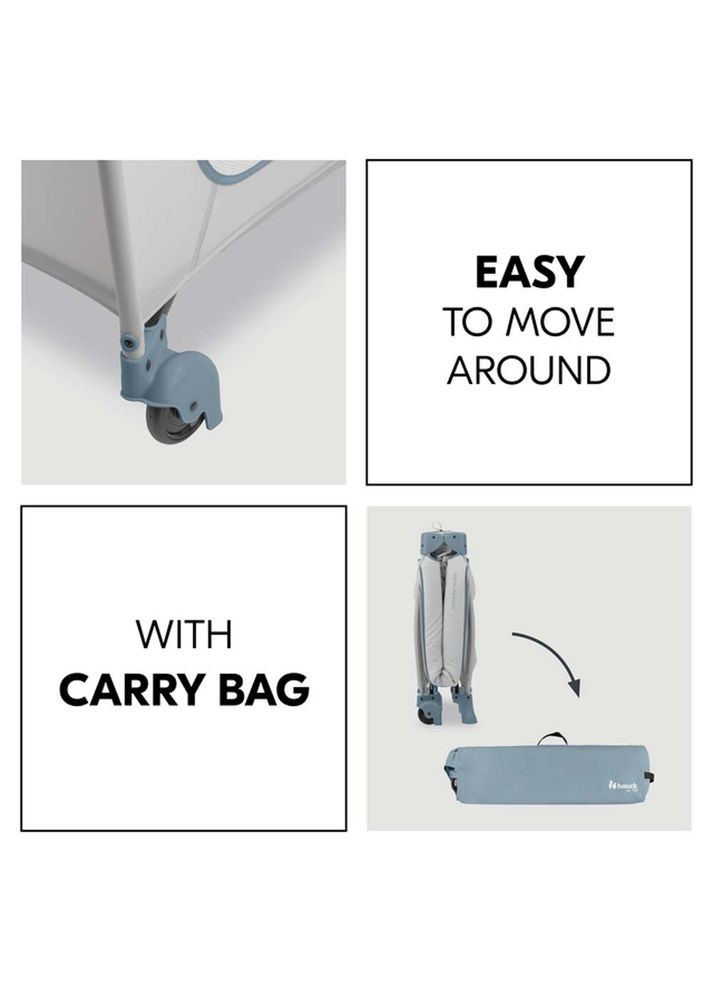 Дитяче ліжечко-манеж Sleep N Play Go Plus Dusty Blue () Hauck 60089-4 (335030425)