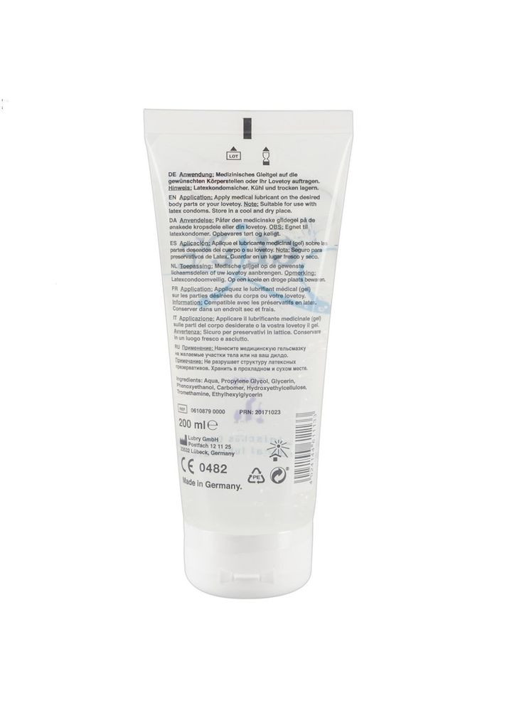 Лубрикант для секс-іграшок на водній основі Just Glide "TOYS" 200 мл. (Німеччина) Orion (297365434)