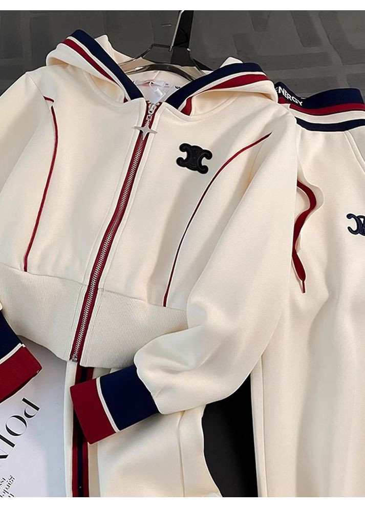 Жіночий білий трикотажний костюм Білий Number Nine (363261669)