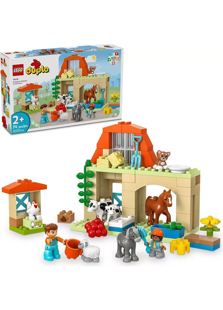 Конструктор Duplo Догляд за тваринами на фермі (10416) Lego (369674703)