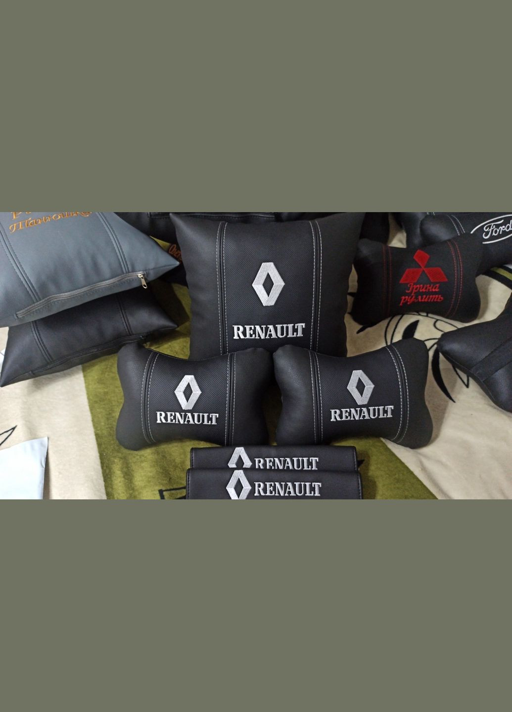 Автоподушка на підголовник авто 021 Renault (340489825)