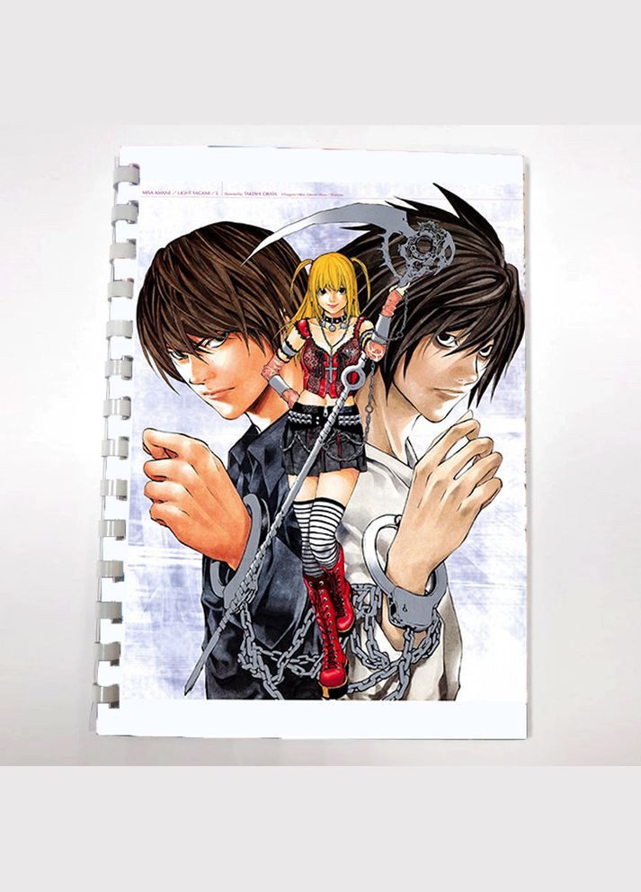 Блокнот скетчбук аниме Тетрадь смерти Death Note для рисования (sk0044) No Brand (326997786)