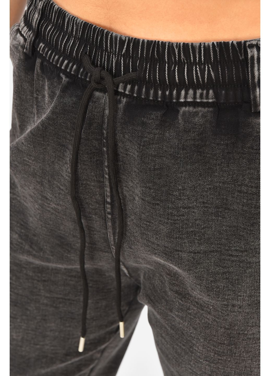 Джинси жіночі однотонні темно-сірого кольору Let's Shop - (362027830)