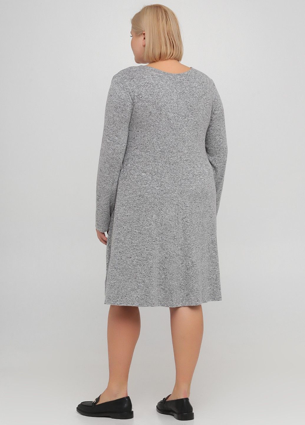 Серое кэжуал платье Old Navy однотонное