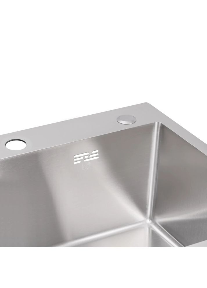 Мойка для кухни встроенная Handmade H5050 Brushed Steel 3,0/1,0 мм LIDZ (370290007)