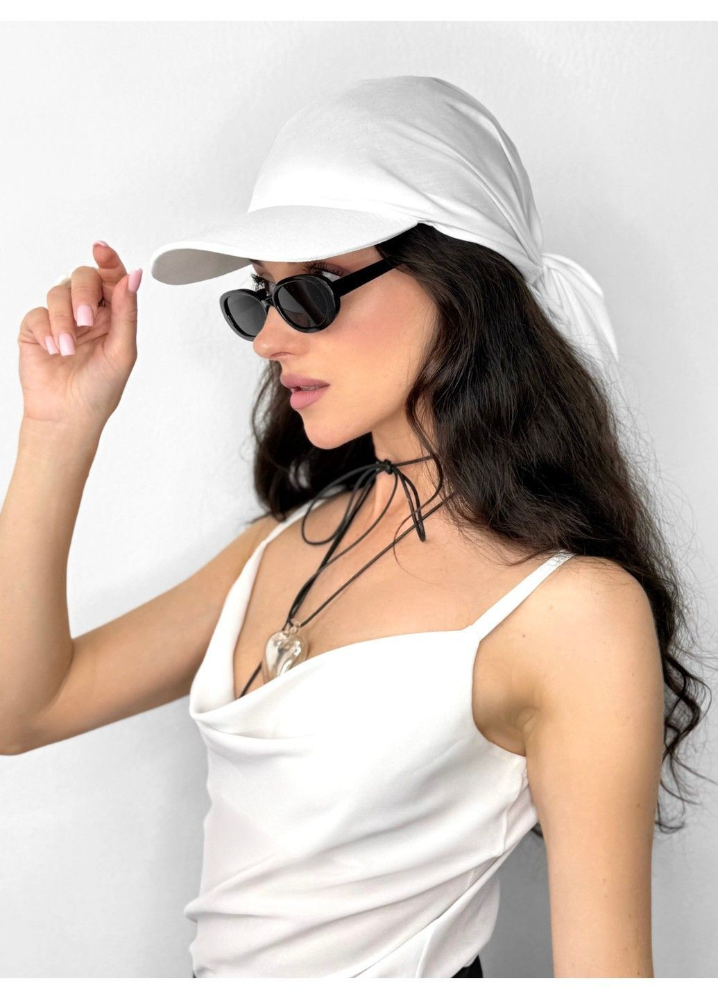 Хустки з козирком однотонні BANDANA QUEEN (367729517)