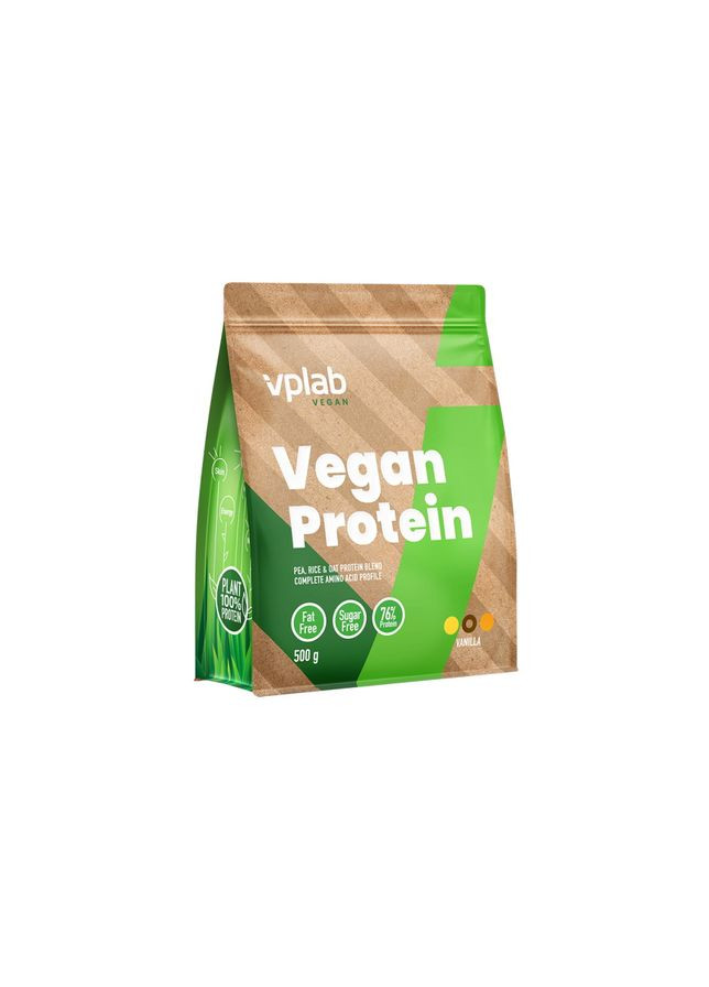 Протеин VPLab Vegan Protein, 500 грамм - Ваниль VPLab Nutrition (336552724)