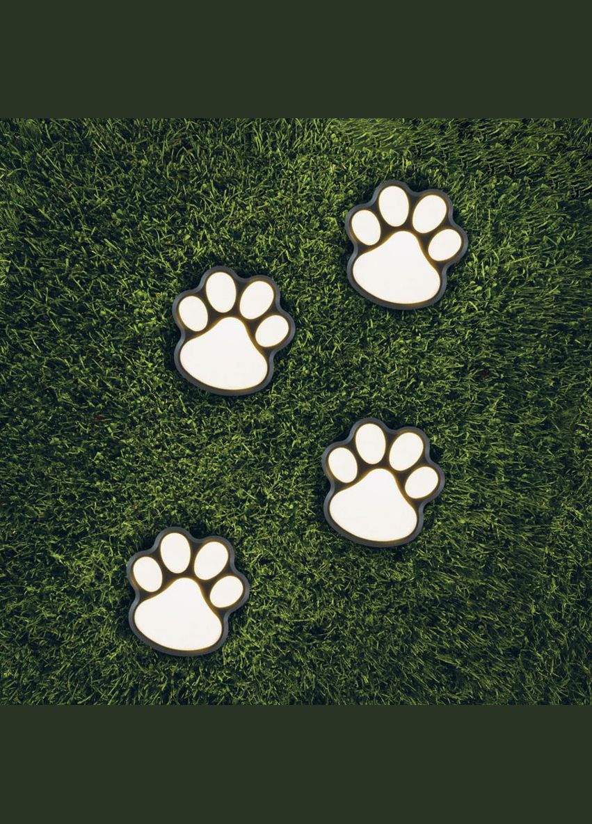 Уличные садовые фонарики 4шт. Лапки на солнечной батарее ТЕПЛЫЙ БЕЛЫЙ Po Fanu (322648875)