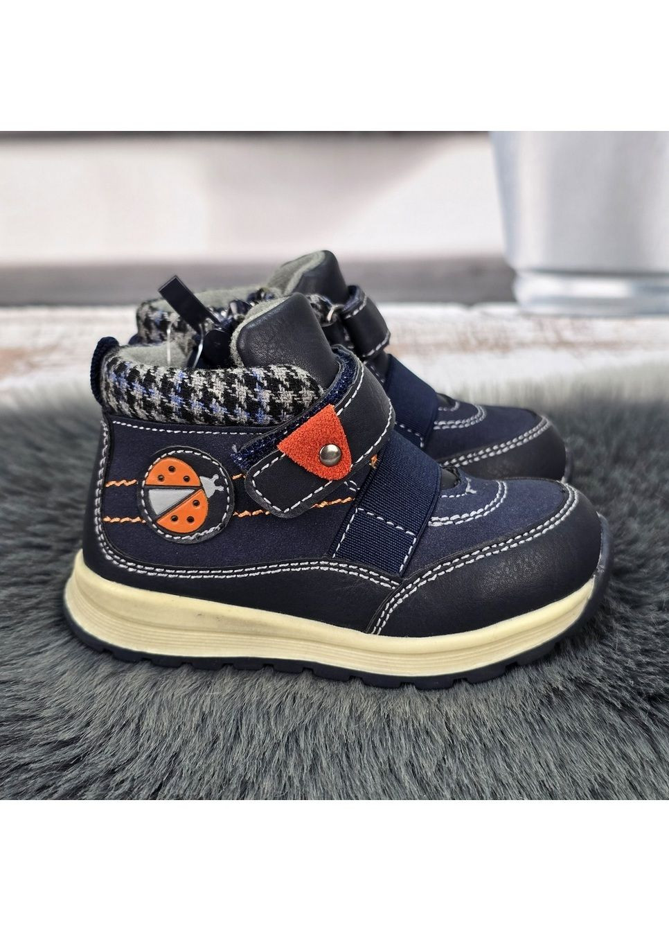 Синие повседневные осенние демисезонные ботинки С.Луч