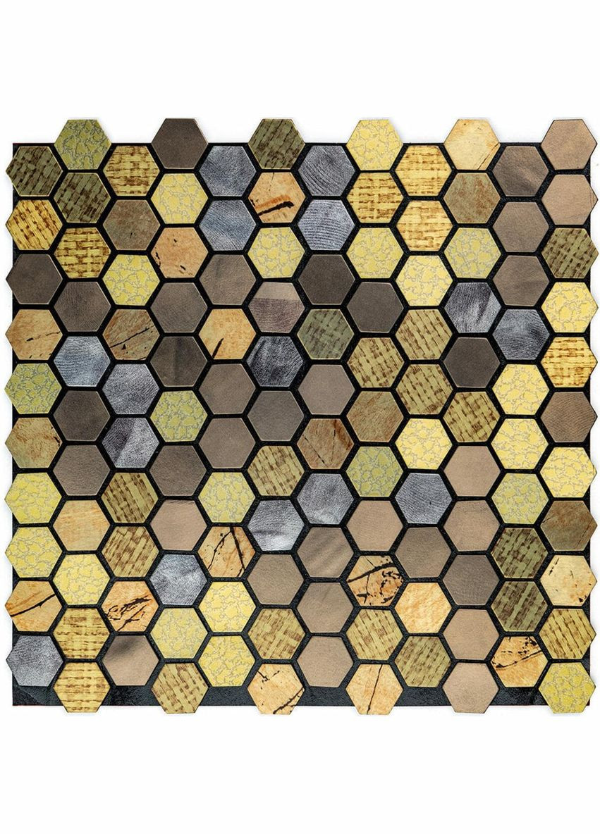 Самоклеюча алюмінієва плитка 300х300х3мм SW-00001931 Sticker Wall (300372596)