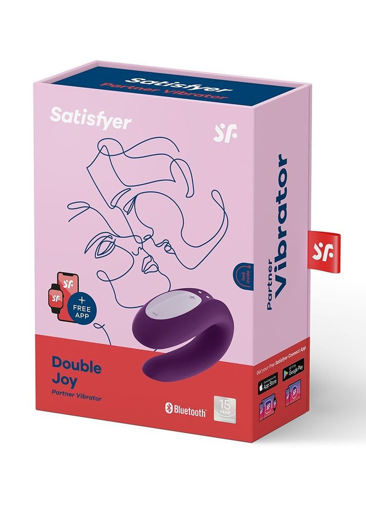 Вибратор для пар с фирменным пультом управления DOUBLE FUN VIOLET Satisfyer (347290302)