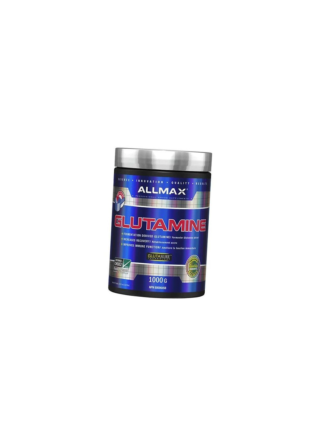 Глютамін, Glutamine, 1000г (32134001) ALLMAX Nutrition (322726711)