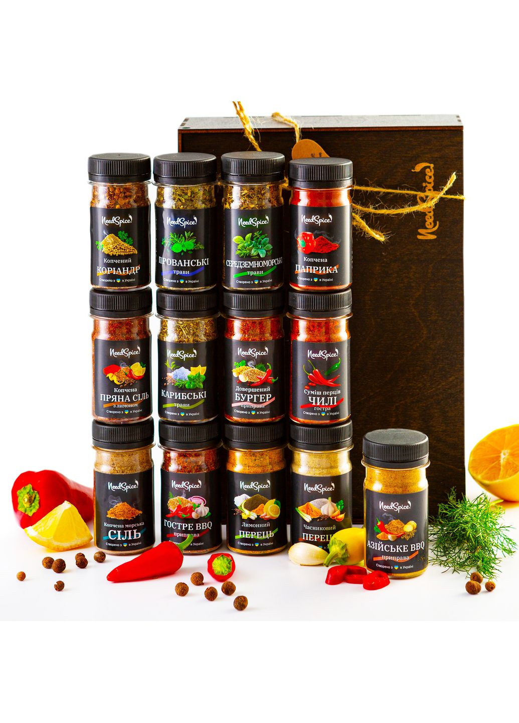 Подарочный набор Крафтовых Специй "Знакомство с ™" NeedSpice (298408935)
