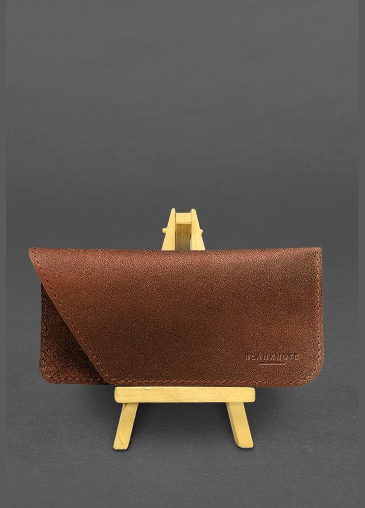 Кожаный чехол для очков Светло-коричневый Краст (A-027712) BlankNote (330144385)