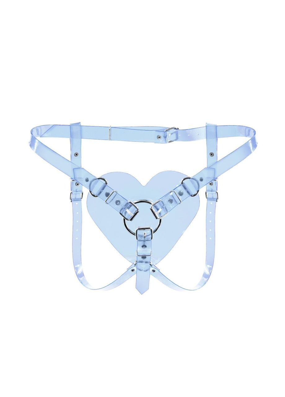 Трусики Серце для страпону Feral Feelings - Hearts Strap-on Belt Trasparent No Brand (303882985)