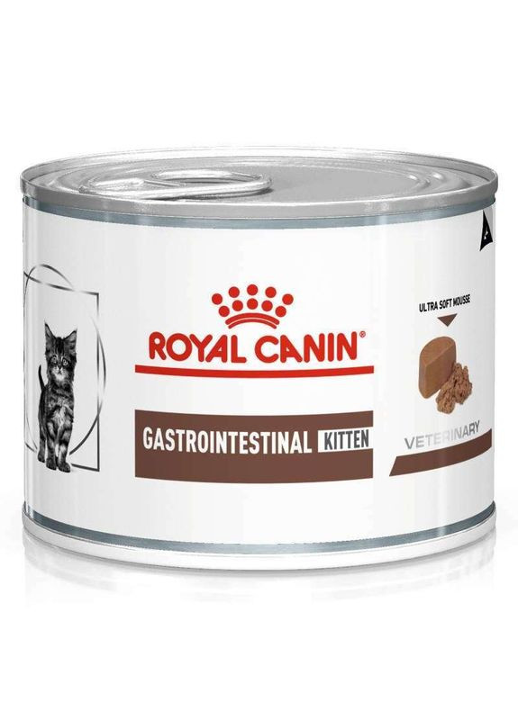 Gastrointestinal Kitten - Консервований корм, дієта для кошенят при розладах травлення - 195 г Royal Canin (327055715)