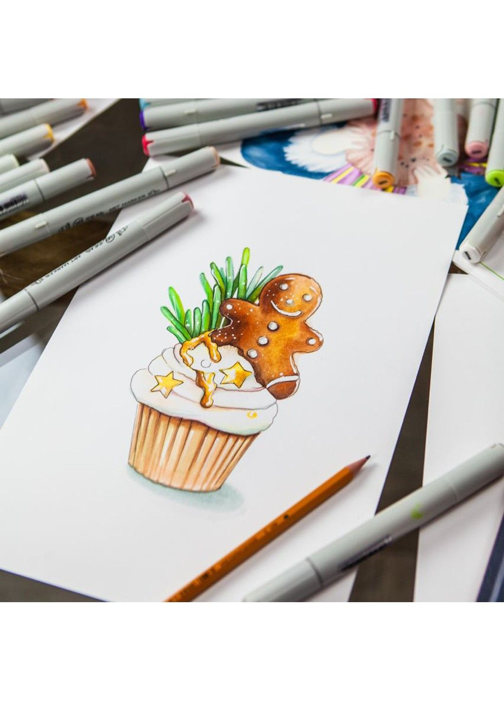 Маркер двосторонній Холодний сірий 3, CG03, 99IDEAS (329143947)