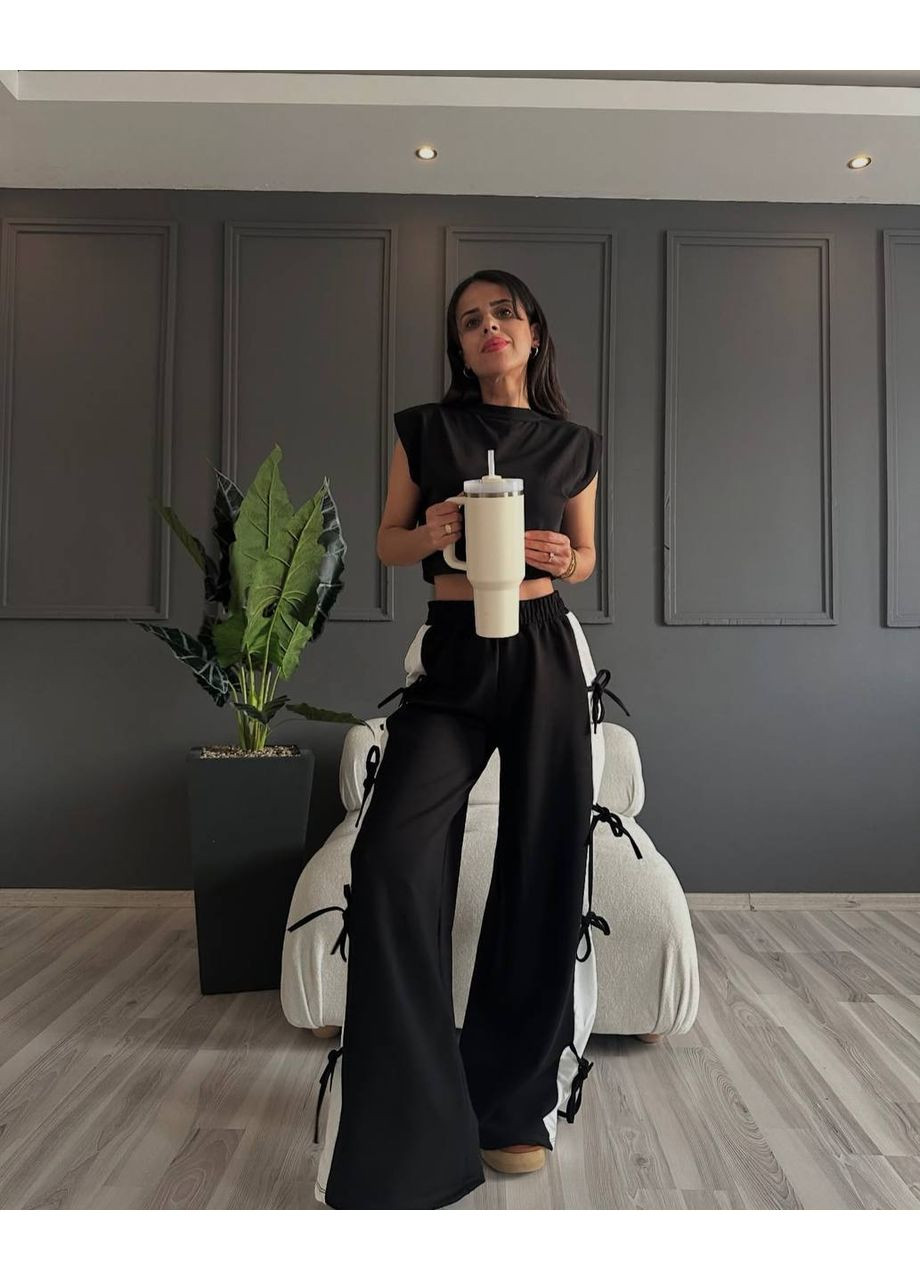 Женские черные штаны No Brand (356155789)