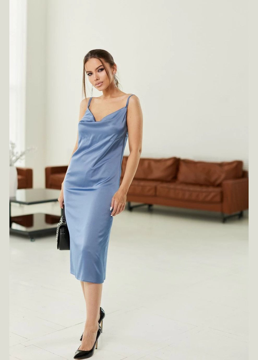 Блакитна святковий, коктейльна, вечірня сукня Seventeen