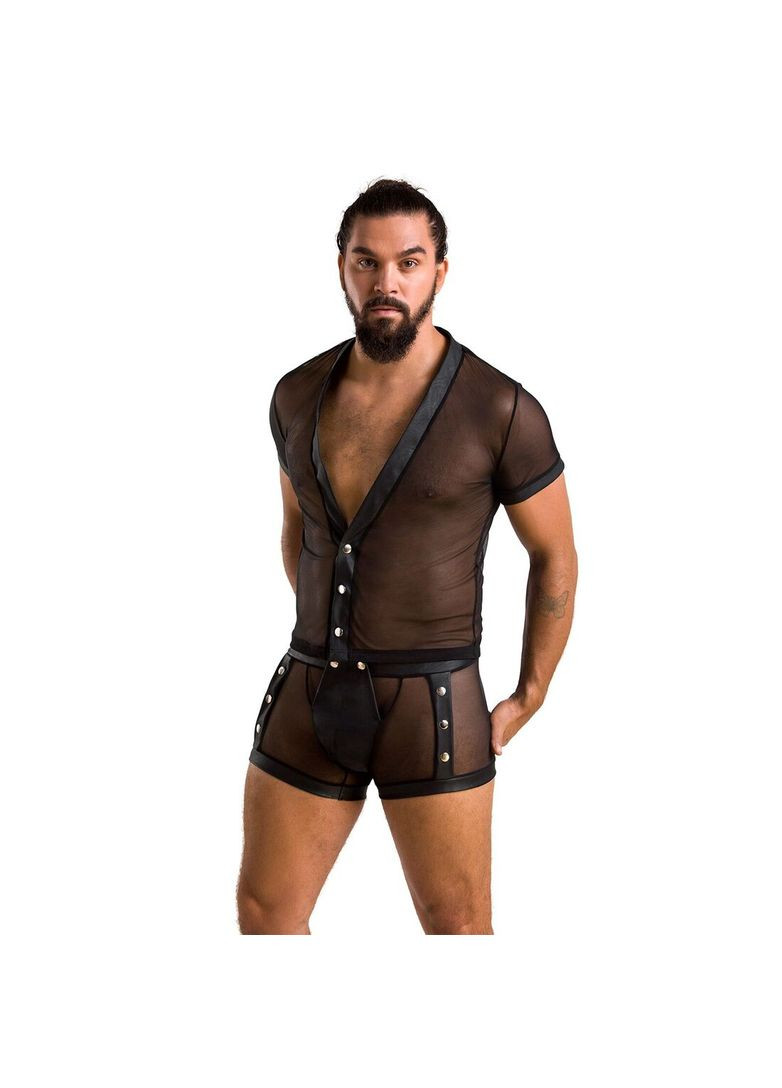 Комплект сітчастої чоловічої білизни 052 Set Michael black CherryLove Passion (296623632)