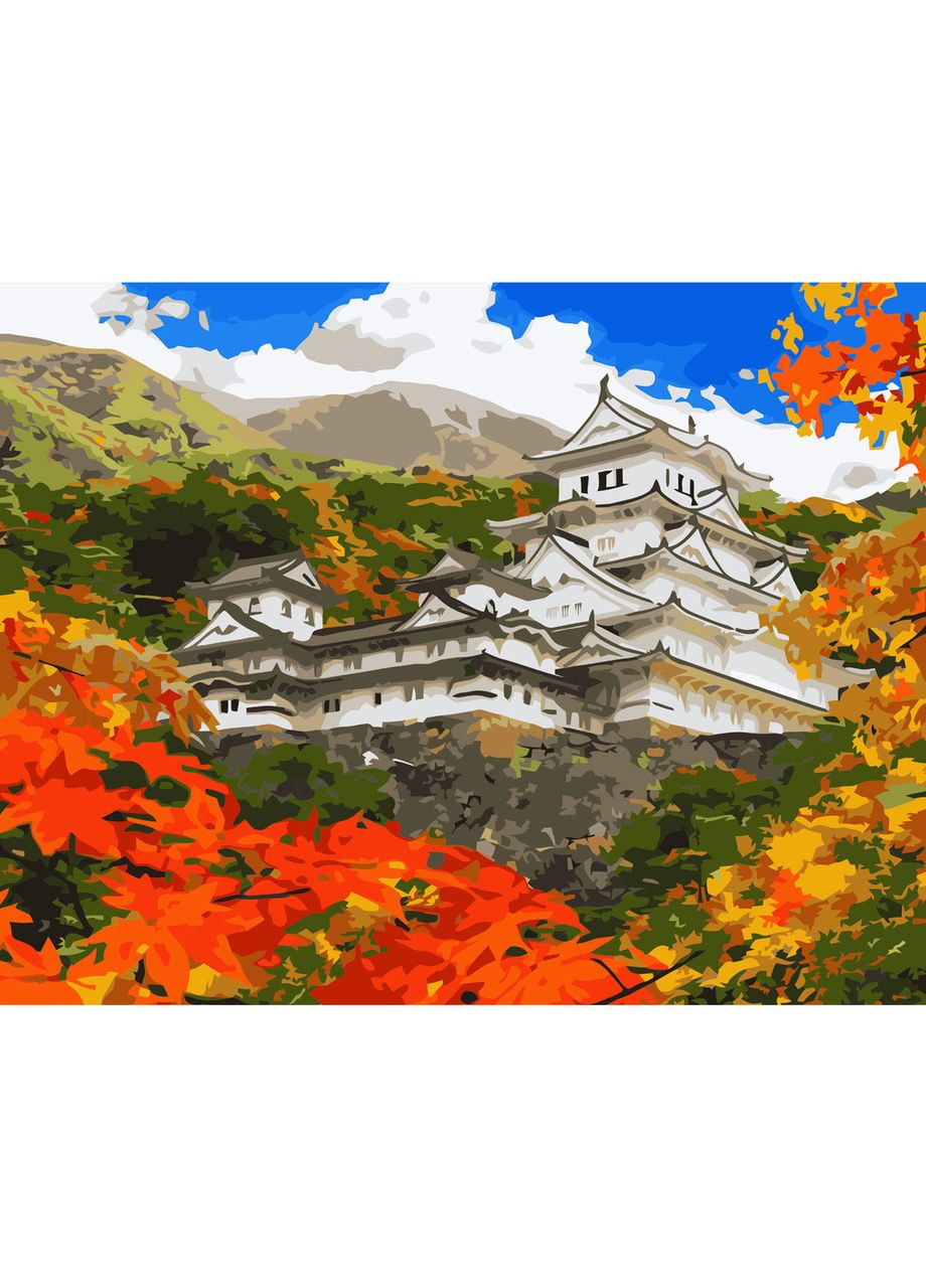 Картина по номерам для взрослых осень см акриловая с лаком Strateg (362425440)