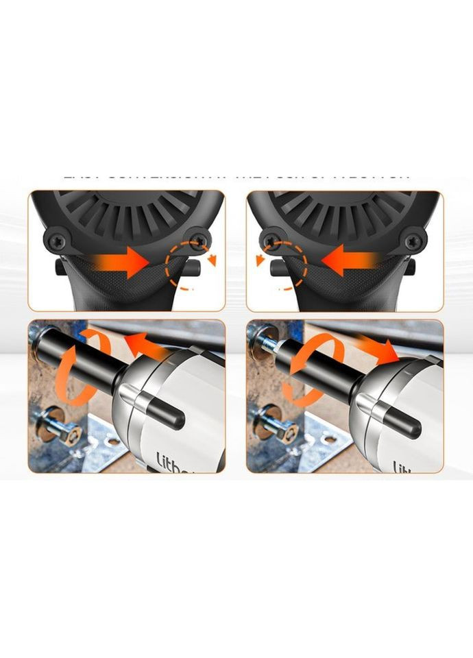 Акумуляторний ударний гайковерт безщітковий, живлення від павербанку (УМБ Power Bank 12500 mAh, 45 W, 2А в комплекті) Litheli (353503483)