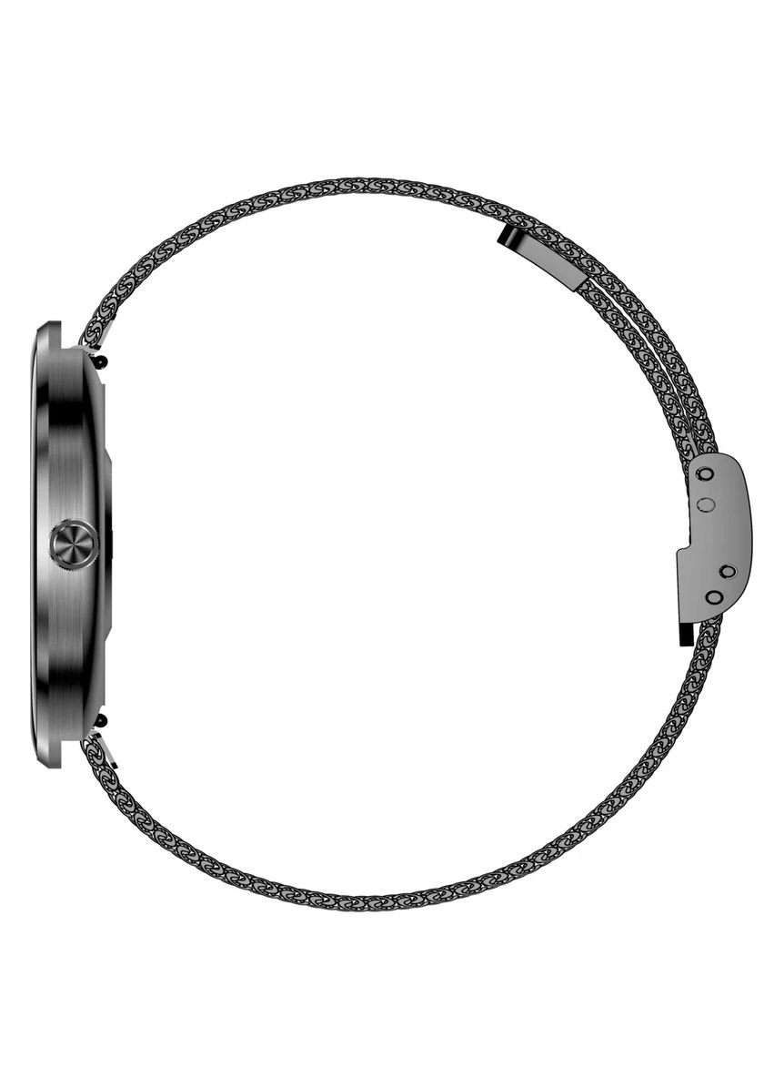 Розумний годинник Smart Luna Black 46 мм метал чорний AMOLED 466x466 сенсорний No Brand (401850932)