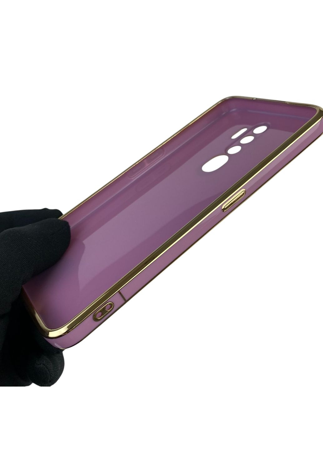 Чохол для A9 (2020) із захистом камери із золотою окантовкою на оппо а9 2020 чорничний gs1 Oppo (366236343)