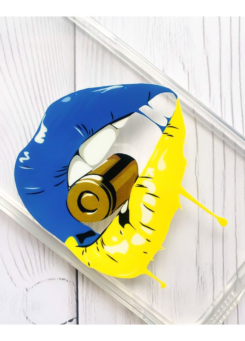 Чохол з потовщеними кутами на Samsung Galaxy S23 Ultra:: Губи і патрон (принт 264) Creative (360660578)