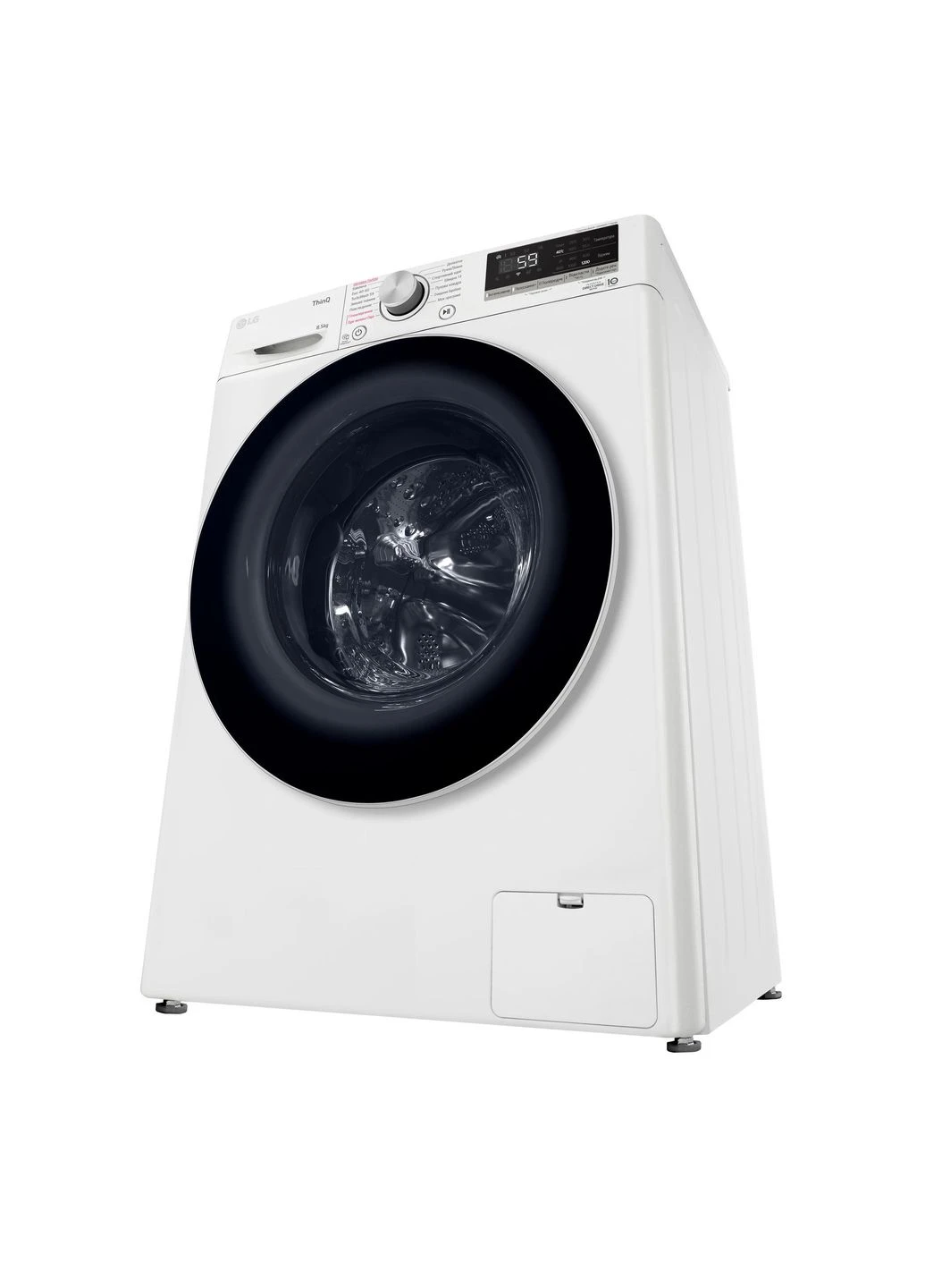Стиральная машина F2V5GS0WW фронтальная, 8.5кг, 1200, A+++, 48см, дисплей, пара, инвертор, LG (364275514)