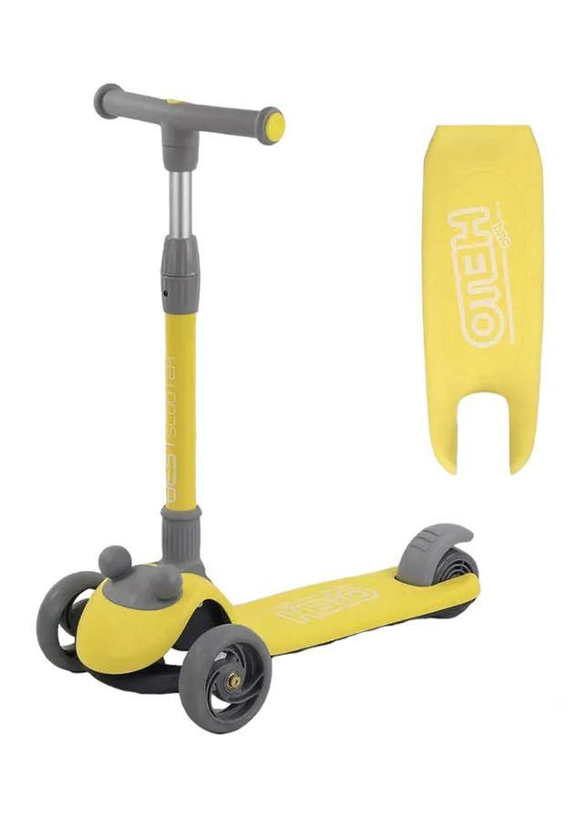 Триколісний самокат колір жовтий ЦБ-00245760 Best Scooter (282818818)