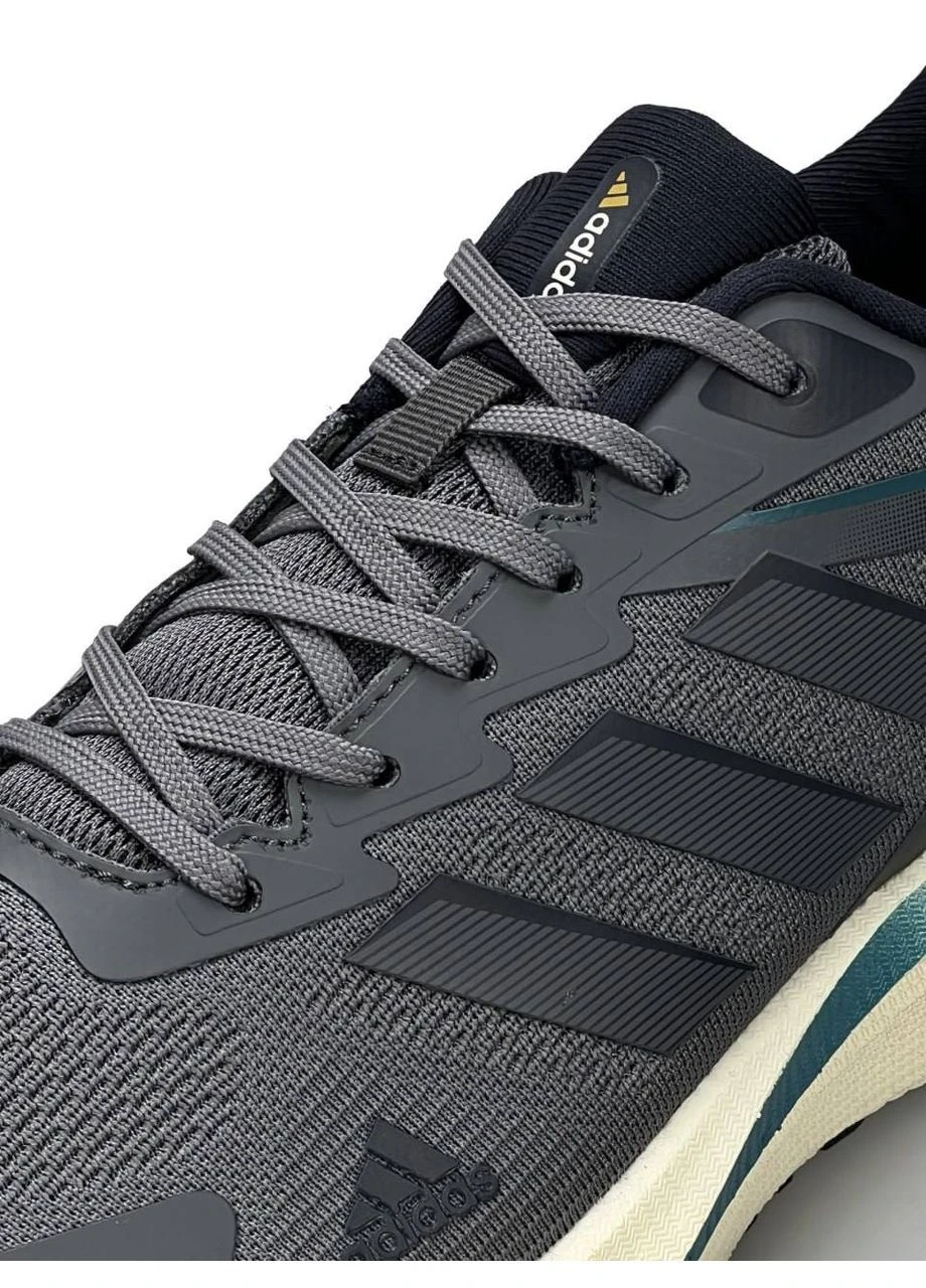Сірі кросівки чоловічі adidas демісезон No Brand Duramo Speed Grey Beige