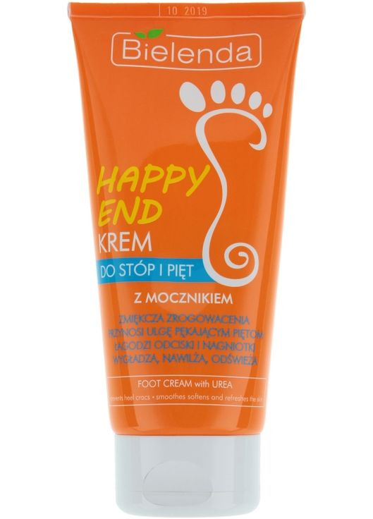 Крем для ступень і пяток Happy End Foot Cream with Urea 125ml (340601-19883) Bielenda (368615557)