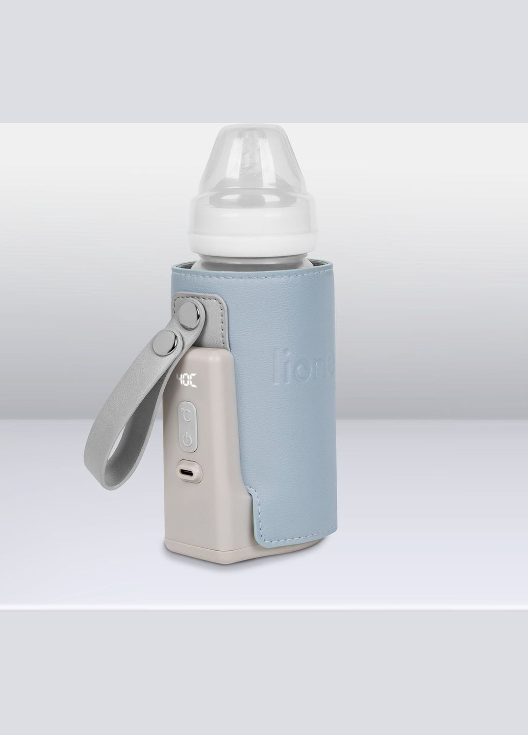 Підігрівач пляшечок Thermup Go Plus Blue Sky Портативний блакитний () Lionelo LOC-THERMUP GO PLUS BLUE SKY (328397232)