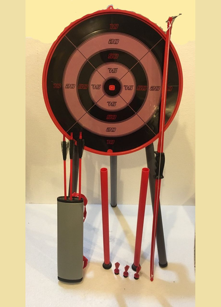 Тир ( лук,стріли, дротики, духова трубка, мішень на ніжках,в кор.55/6/68см) Арт.21008 No Brand (301648964)