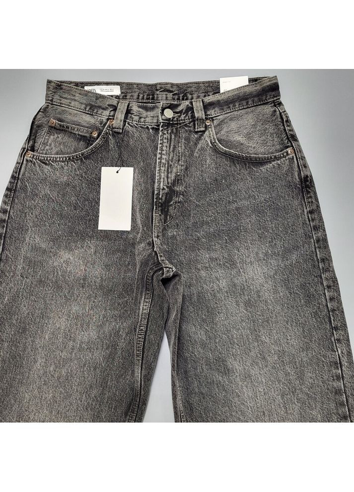 Серые демисезонные джинсы 4048/400 Zara