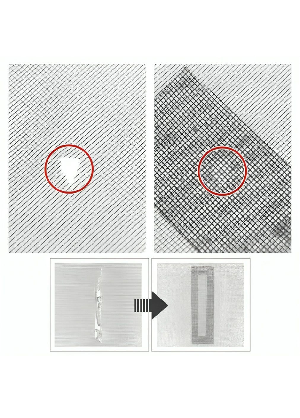 Набір комплект самоклеючих стрічок з фібергласу для ремонту віконних москітних сіток 2 рулони 2 м*5 см (481020-Prob) Сірий Unbranded (351225216)