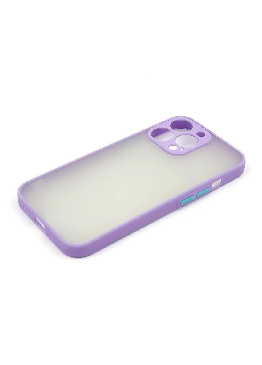 Силіконовий чохол з закритою камерою Avenger для iPhone 13 Pro Purple Totu (304254394)