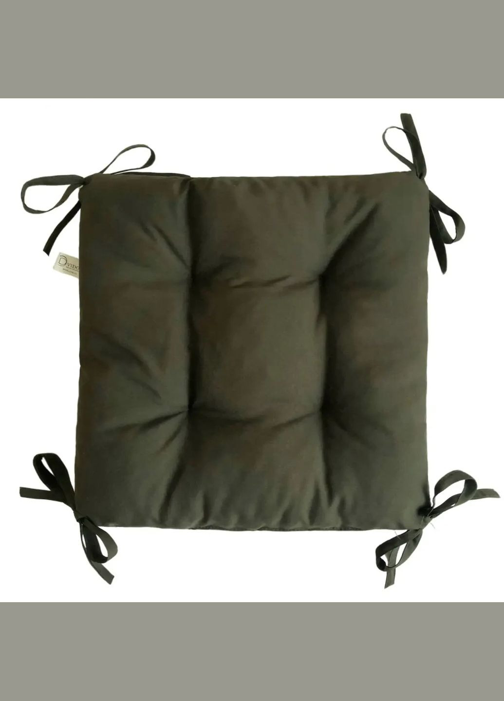 Подушки на крісло см темний хакі No Brand (324832140)