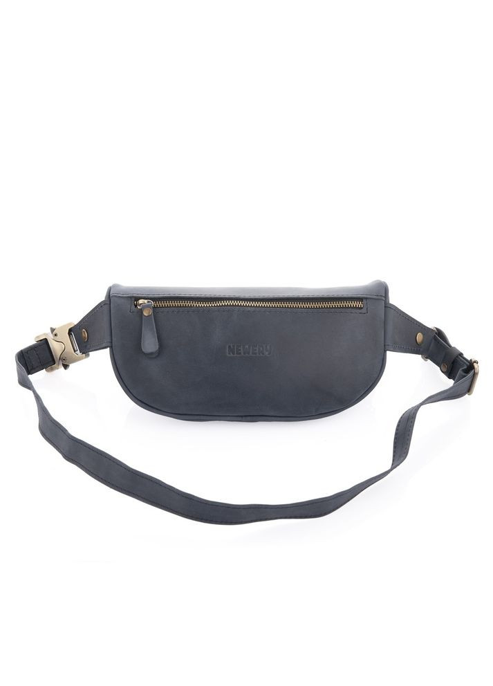 Синяя кожаная сумка на пояс N40298KB Newery (303830666)