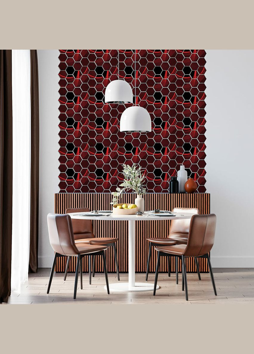 Декоративная ПВХ плитка на самоклейке 280х300х5мм Соты, цена за 1 шт. (СПП-503) SW-00000667 Sticker Wall (327429470)