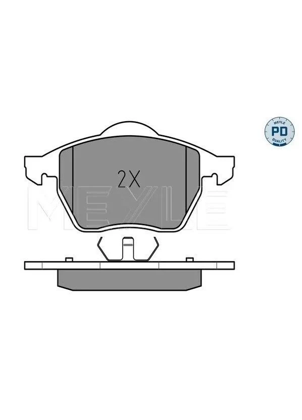 Колодки тормозные (передний) Audi A4/VW Passat 1.6-2.8 95-01 025 216 2419/PD UA63 Meyle (361658346)