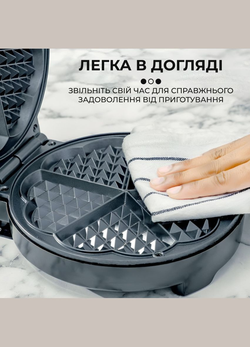Вафельниця для товстих вафель 1200Вт SK-BBQ-838 з антипригарним покриттям Sokany (290187088)